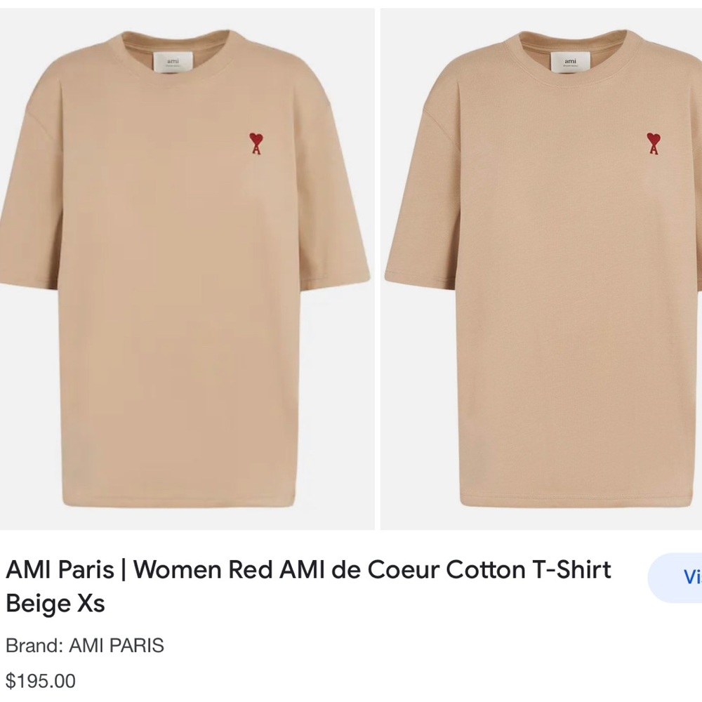 Ami Tan box type tshirt